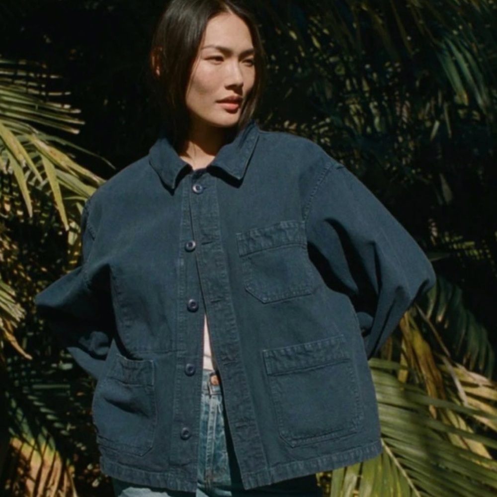 ✨ DÔEN Carmel Jacket– Navy – Size S ✨